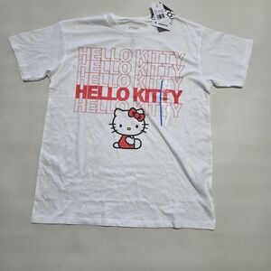 Hello Kitty White and Red T-shirt, Size L.